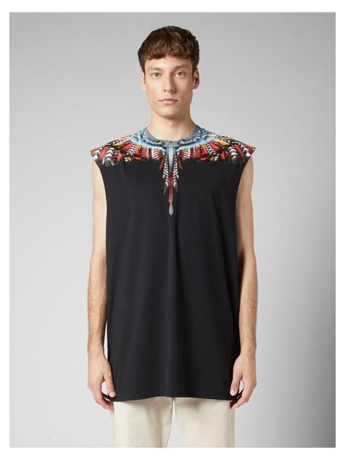 Tank top Grizzly Wings in jersey di cotone MARCELO BURLON COUNTY OF MILAN | CMACO24S23JER001/1025